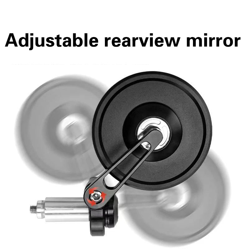 Motorcycle Handlebar Side Mirrors - Universal Fit for Harley, Honda, Vespa, Kawasaki, Yamaha, Royal Enfield Cafe Racer