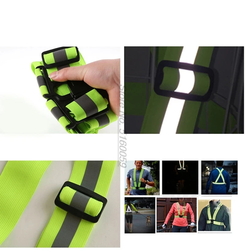 Motorcycle Reflective Safety Vest - High Visibility Riding Gear