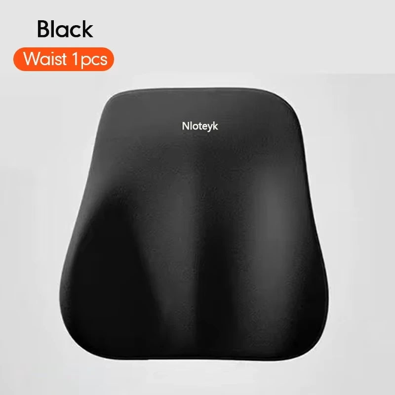 Memory Foam Car Headrest & Lumbar Support Pillow