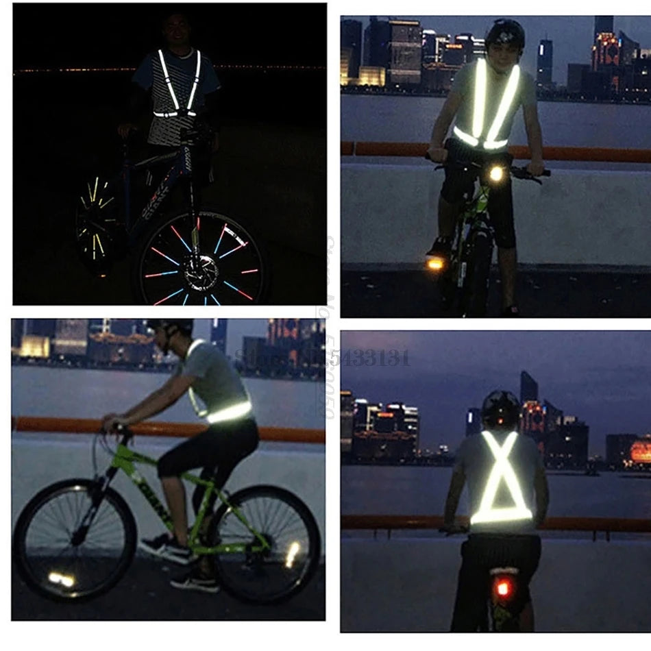 Motorcycle Reflective Safety Vest - High Visibility Riding Gear