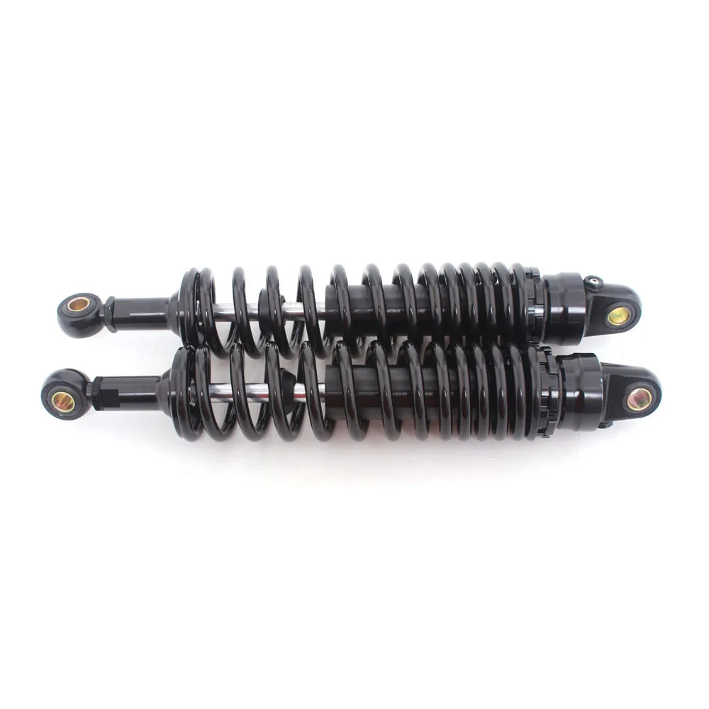 Motorcycle Rear Shock Absorbers - 360mm Universal Pair for Harley, Kawasaki, Honda, Yamaha, Suzuki, ATV