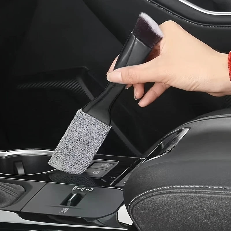 Car Interior Detailing Brush - Soft-Bristled Cleaning Tool for Dashboards & Vents