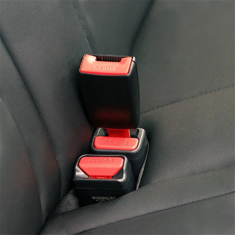 Car Seat Belt Clip Extender – Safety Buckle Lock, 2 PCS
