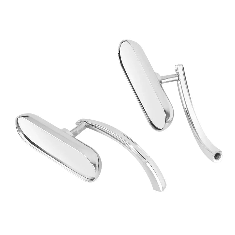 Motorcycle Side Mirrors - Universal Mirror Set for Harley Touring, Dyna, Softail & Sportster