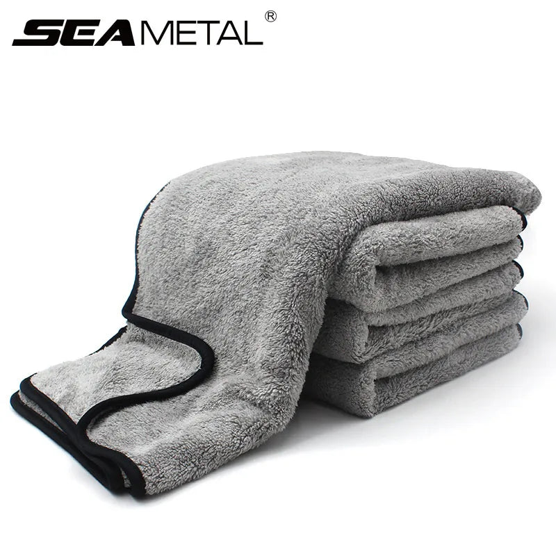 SEAMETAL Microfiber Car Wash Towel - Fast Drying, Extra Soft, High Absorption Cloth