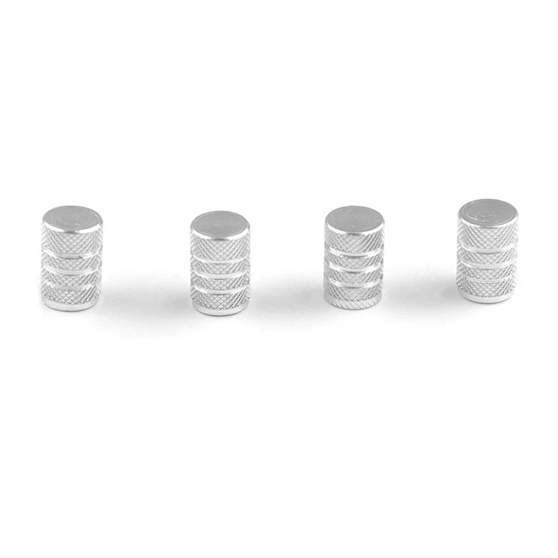 4Pcs Aluminum Tire Valve Stem Caps – Dust Cover Wheel Accessories