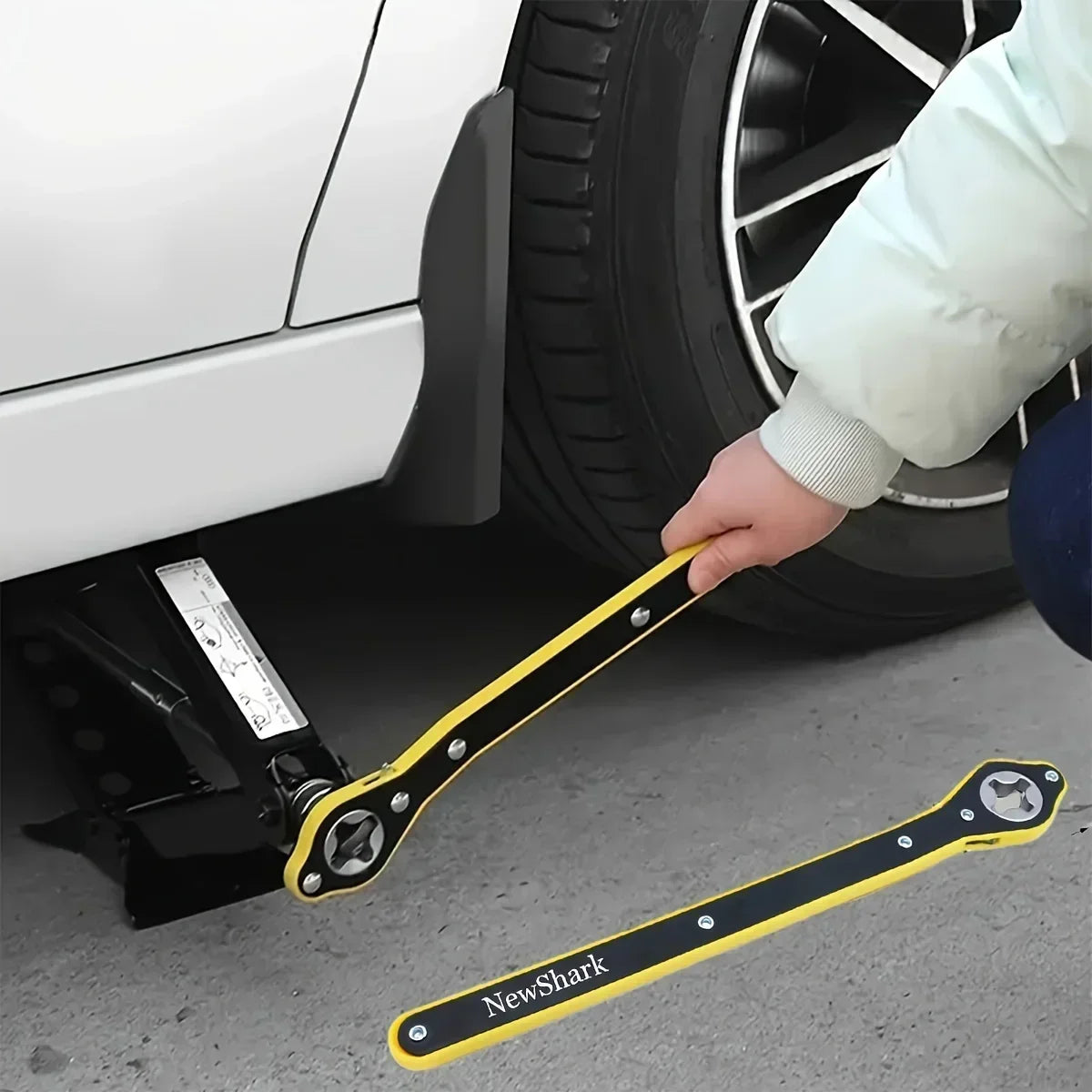 Car Jack Wrench Handle – Labor-Saving Garage Tire Lug Wrench Tool
