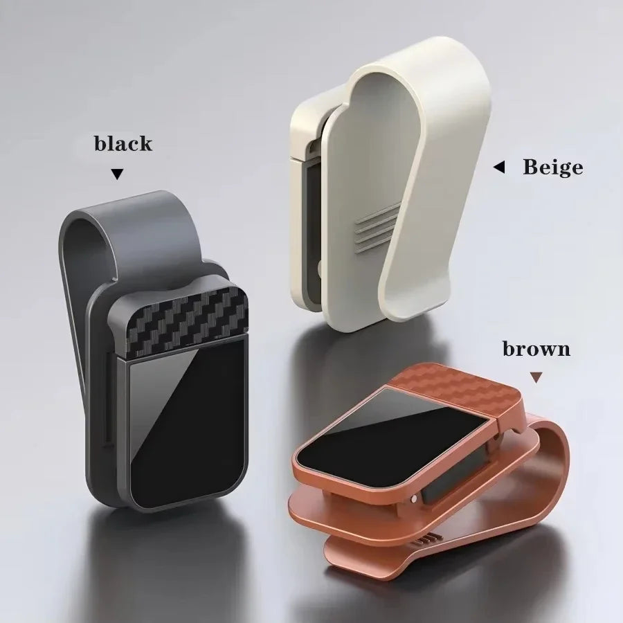 Car Sun Visor Sunglasses Clip Holder – Card & Ticket Organizer