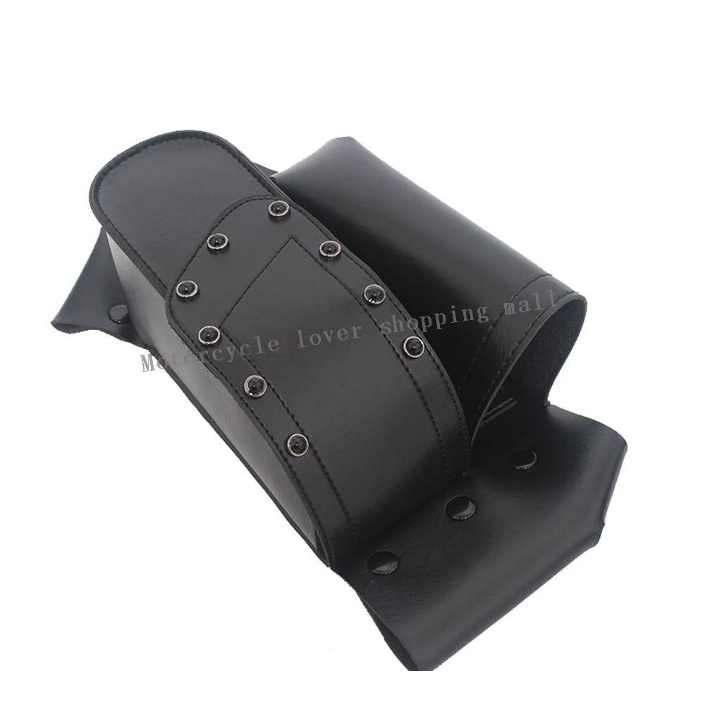 Motorcycle Saddlebag Tool & Water Bottle Holder - Guard Bag for Harley Touring, Road King, Electra Glide
