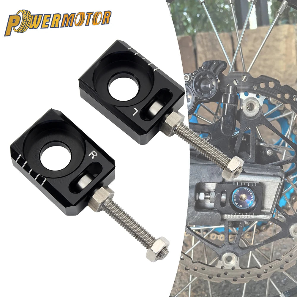 Motorcycle Chain Adjuster - CNC Aluminum Alloy for Surron Light Bee X, Segway X260/X160