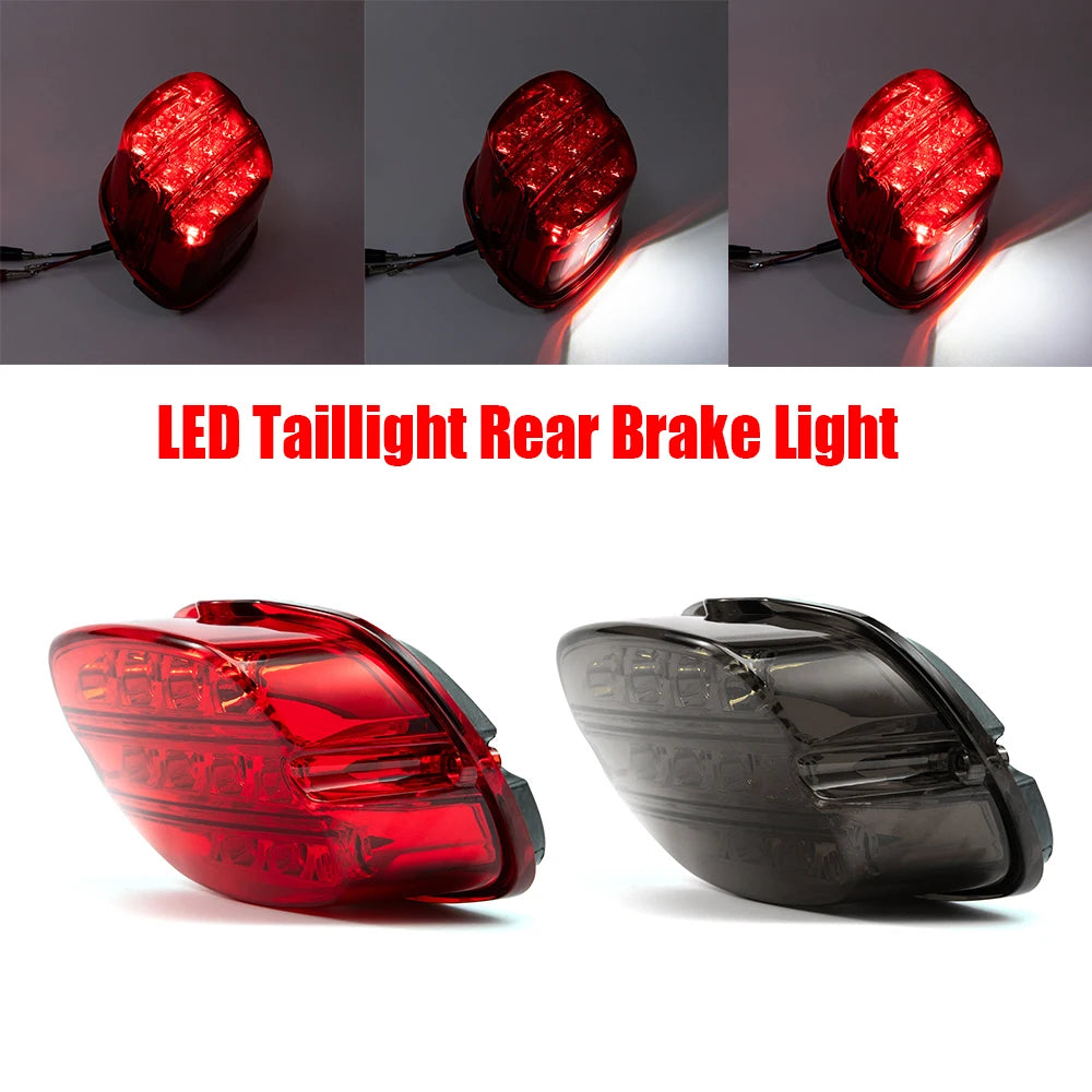 Motorcycle LED Taillight - Rear Brake Light for Harley Sportster & Dyna