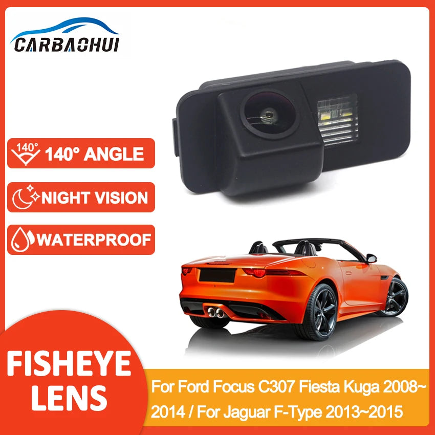 CCD Rear View Backup Camera for Ford Focus C307, Fiesta & Kuga (2008-2014) and Jaguar F-Type (2013-2015)
