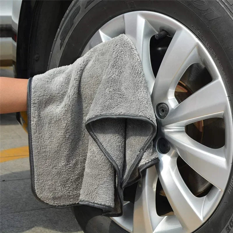 Microfiber Twist Car Wash Towel - Cleaning & Drying Cloth, 30x60cm