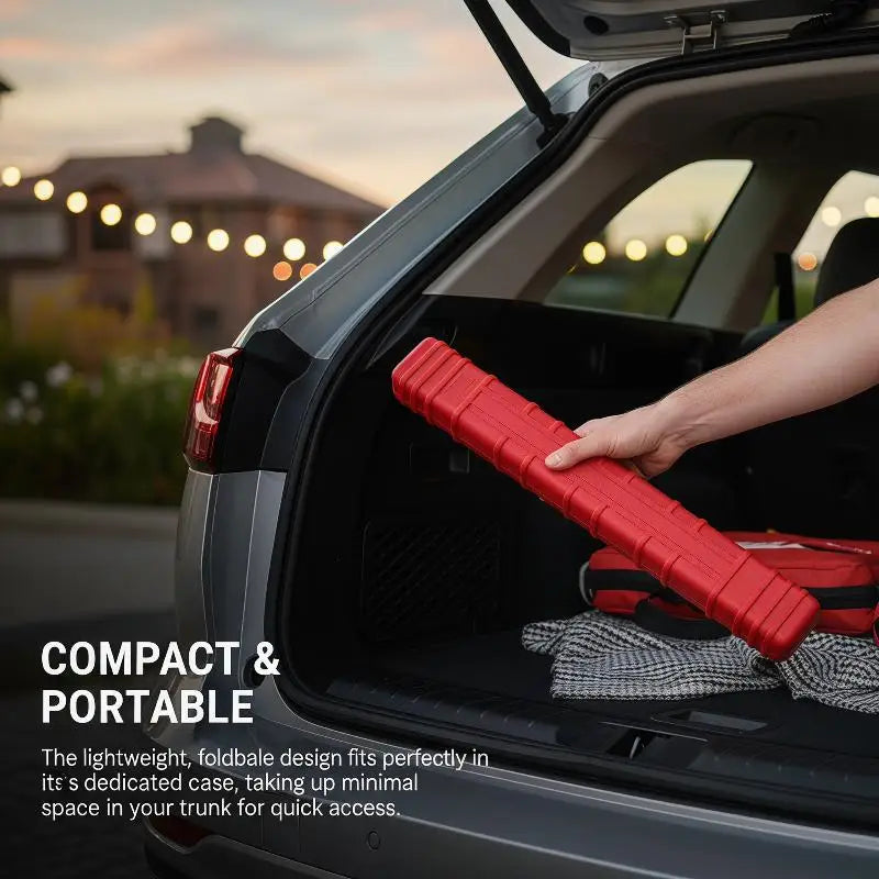 Warning Triangle Kit - Foldable Roadside Emergency Set