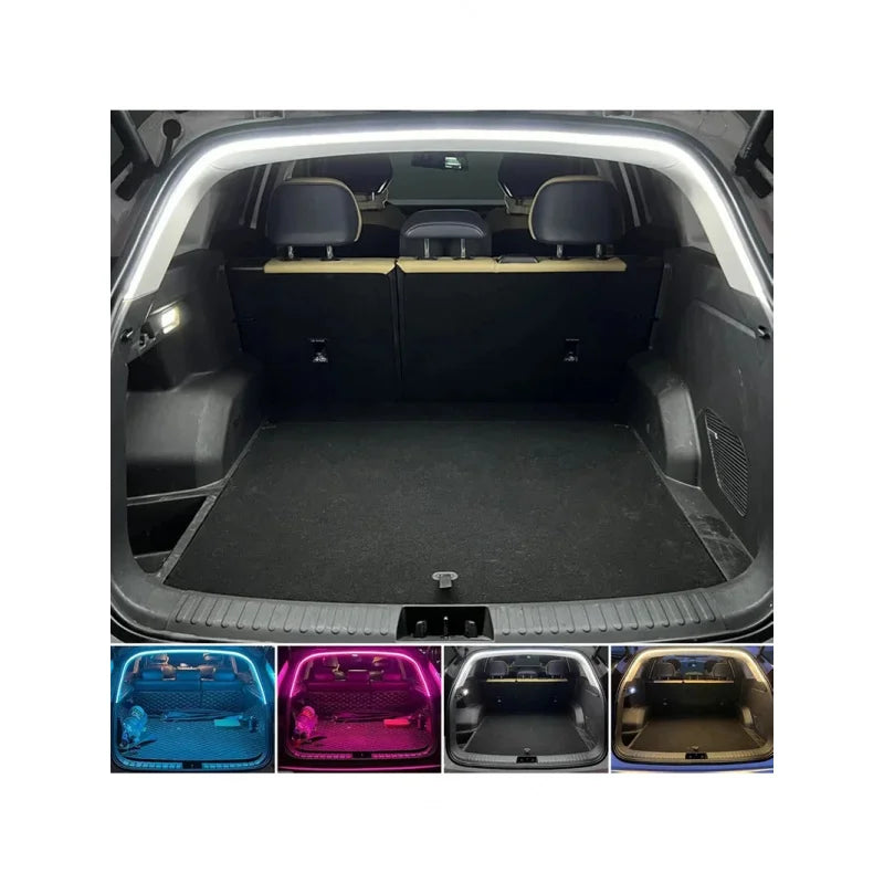 Car Trunk LED Ambient Light Strip – Wireless Automatic Motion-Sensing Tailgate Lighting