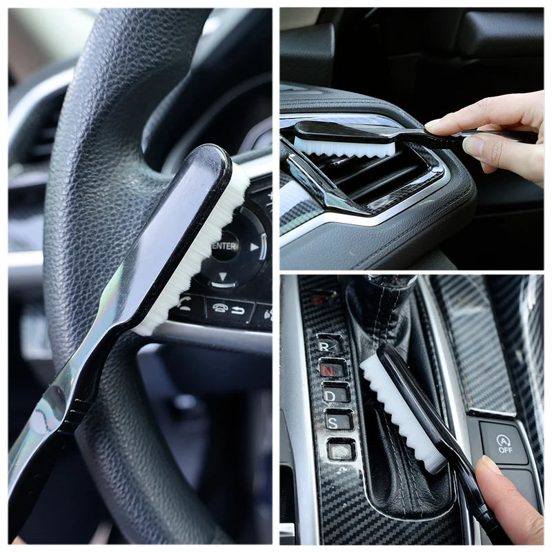 Car Detailing Brush Kit - Dashboard, Air Vent & Gap Cleaning Set