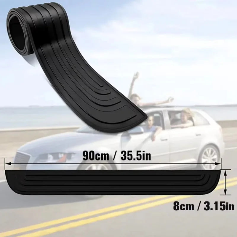 Universal Rear Bumper Guard – PVC Rubber Protector Strip