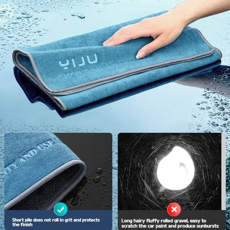 Microfiber Car Wash Towel - Lint-Free Cleaning & Drying Cloth, 75x35cm