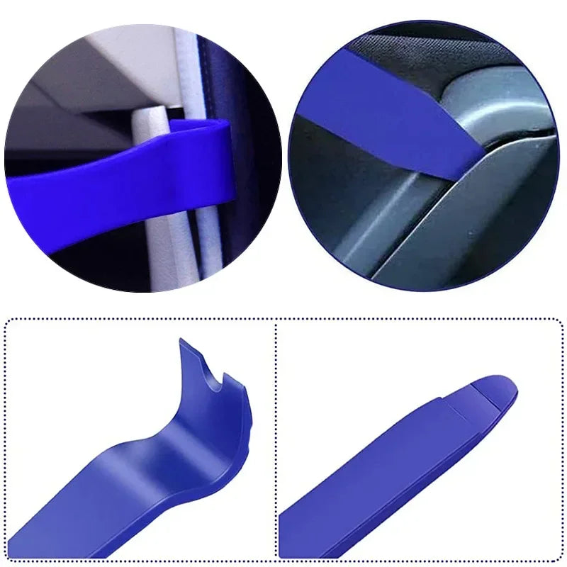Car Trim Clip & Fastener Assortment Kit - 410pcs Retainer Set with Panel Removal Pry Tools