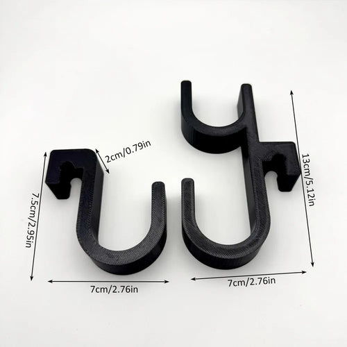 2Pcs Car Umbrella Hooks – No-Drill Trunk Hangers for Seat Back Storage