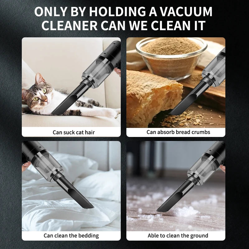 Cordless Handheld Car Vacuum Cleaner – 15000PA Portable Vacuum for Car, Home & Office | AutoHaven