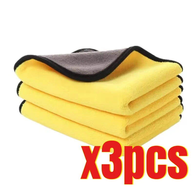 Car Wash Microfiber Towel - Multi-Pack Cleaning & Drying Cloth, 30x30cm