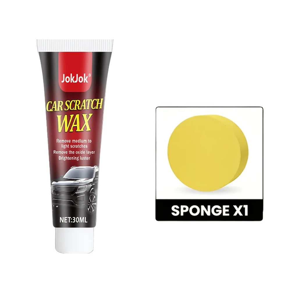 Car Scratch Repair Wax - Paint Scratch Remover with Polishing Sponge