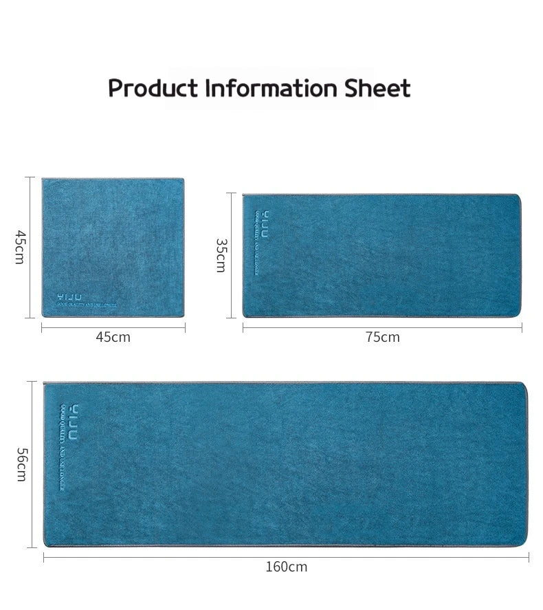 Microfiber Car Wash Towel - Lint-Free Cleaning & Drying Cloth, 75x35cm