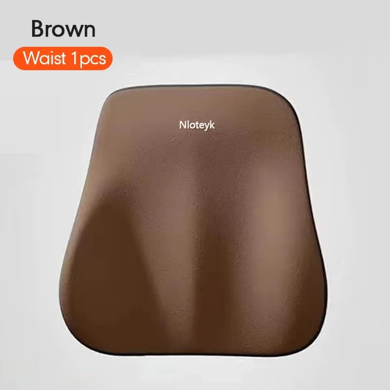 Memory Foam Car Headrest & Lumbar Support Pillow