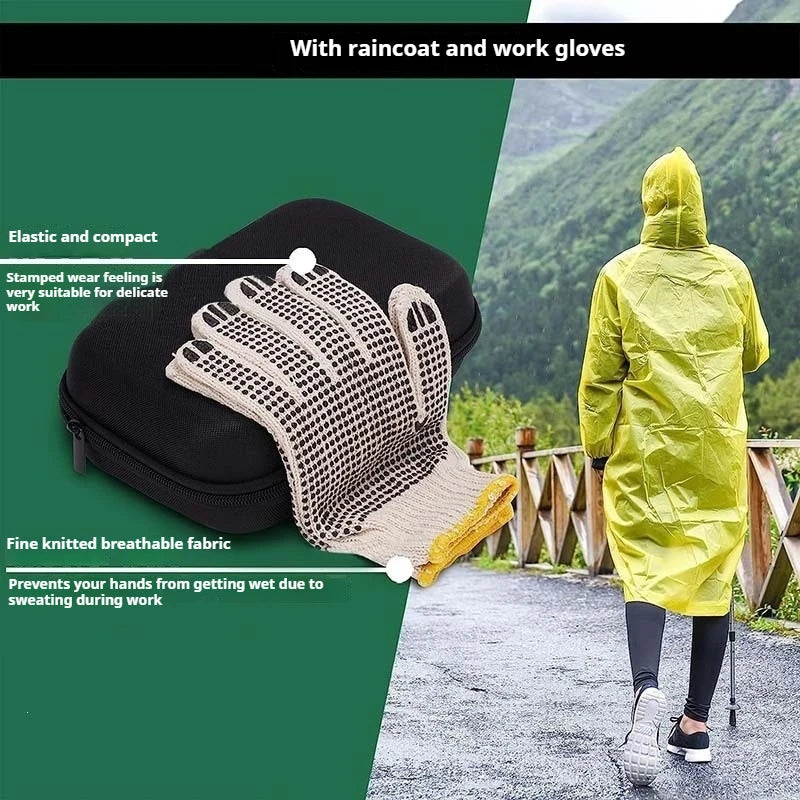 Multi-Purpose Car Emergency Assistance Kit - Roadside First Aid Bag
