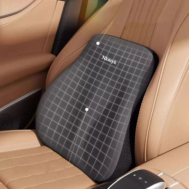 Memory Foam Car Headrest & Lumbar Support Pillow
