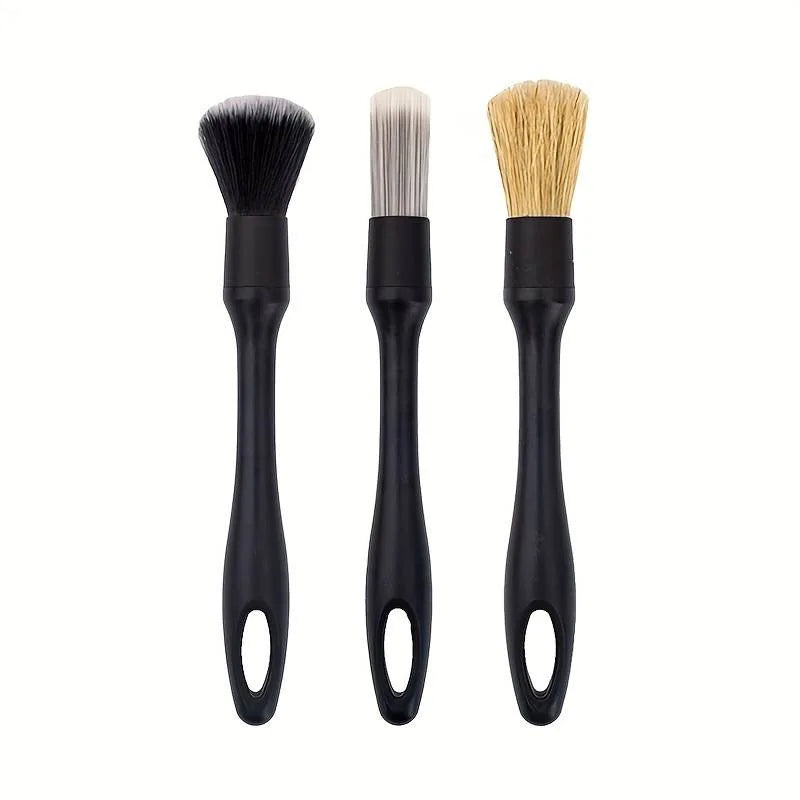 Car Cleaning Brush Set - Interior Detailing & Dust Brushes