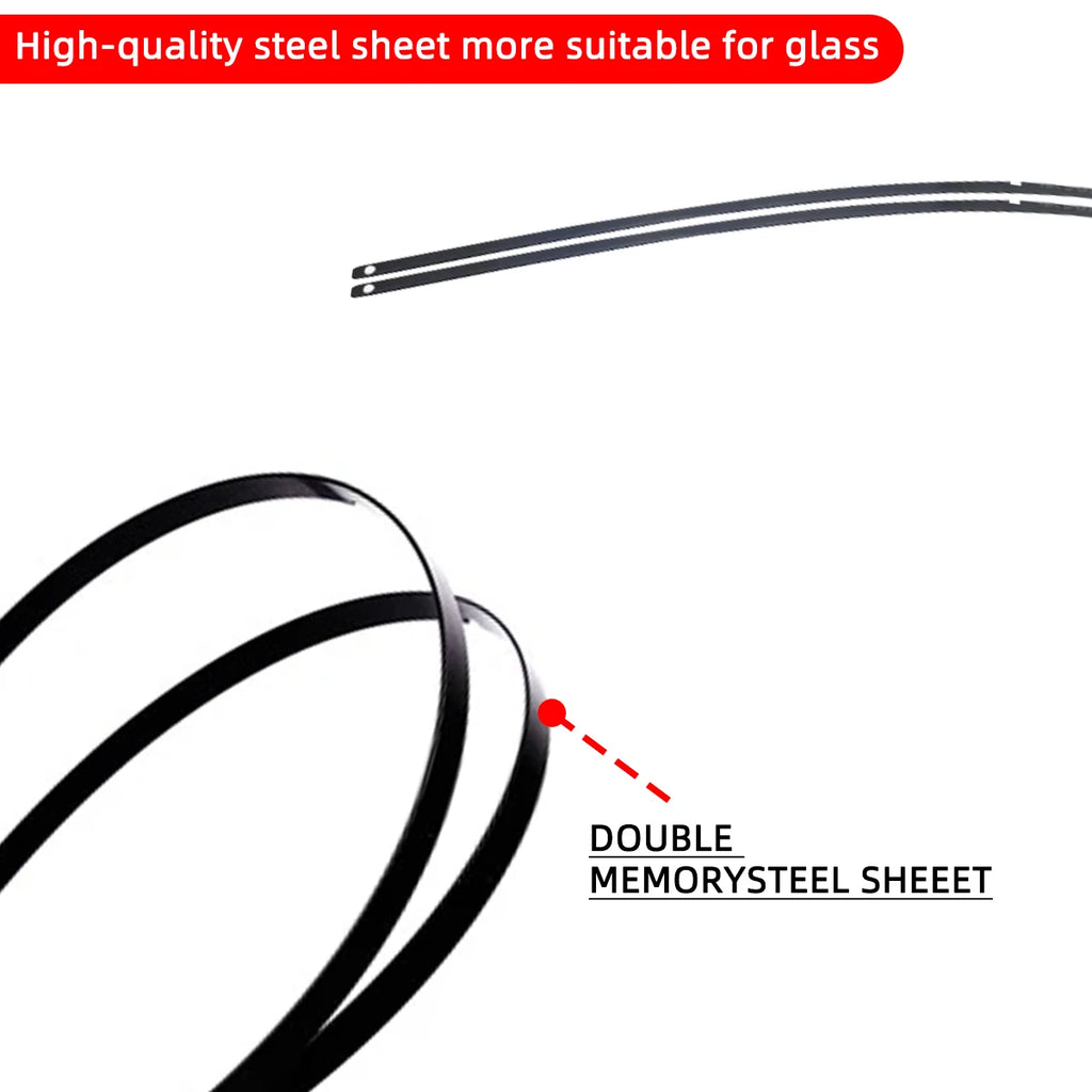 Universal Car Windshield Wiper Blade – Frameless Soft Rubber