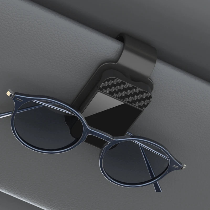 Car Sun Visor Sunglasses Clip Holder – Card & Ticket Organizer