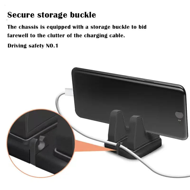 360° Rotatable Car Phone Holder – Non-Slip Universal Dashboard Mount