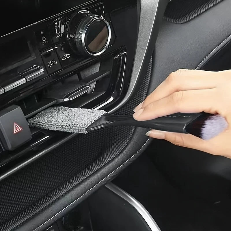 Car Interior Detailing Brush - Soft-Bristled Cleaning Tool for Dashboards & Vents