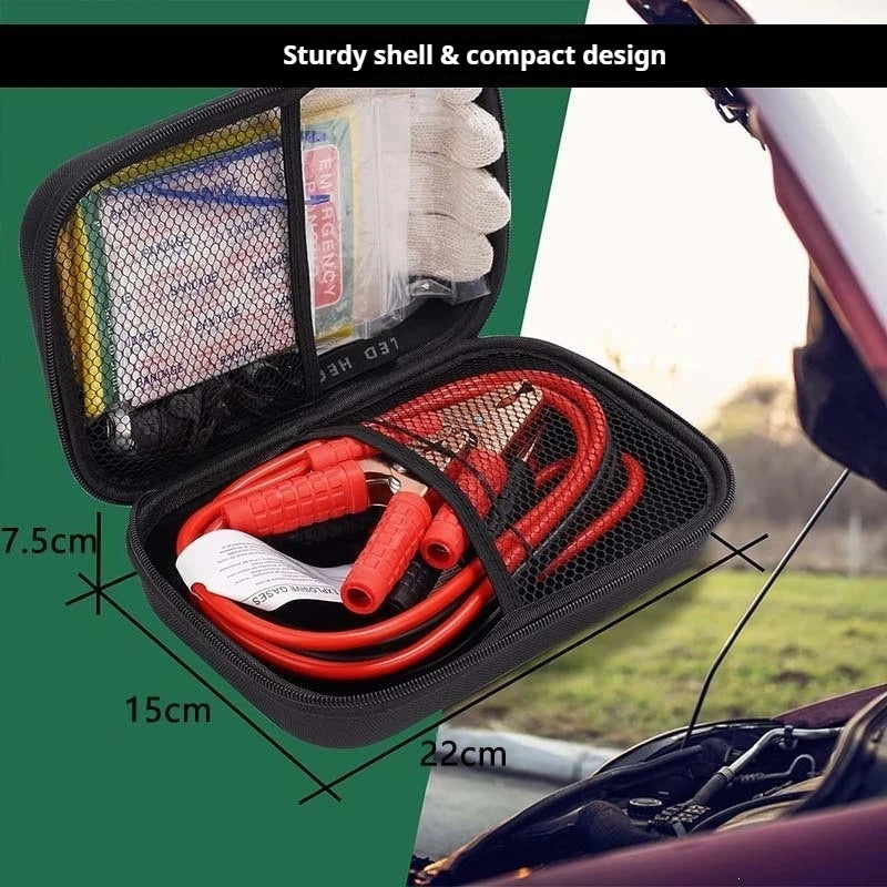 Multi-Purpose Car Emergency Assistance Kit - Roadside First Aid Bag