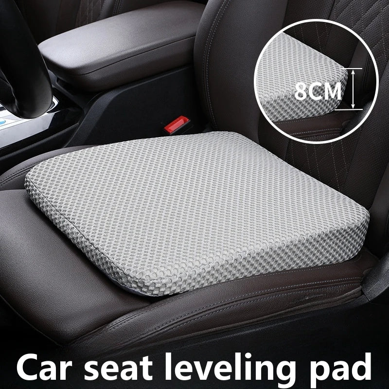 Memory Foam Car Seat Height Cushion – Ergonomic Driving Booster Pad