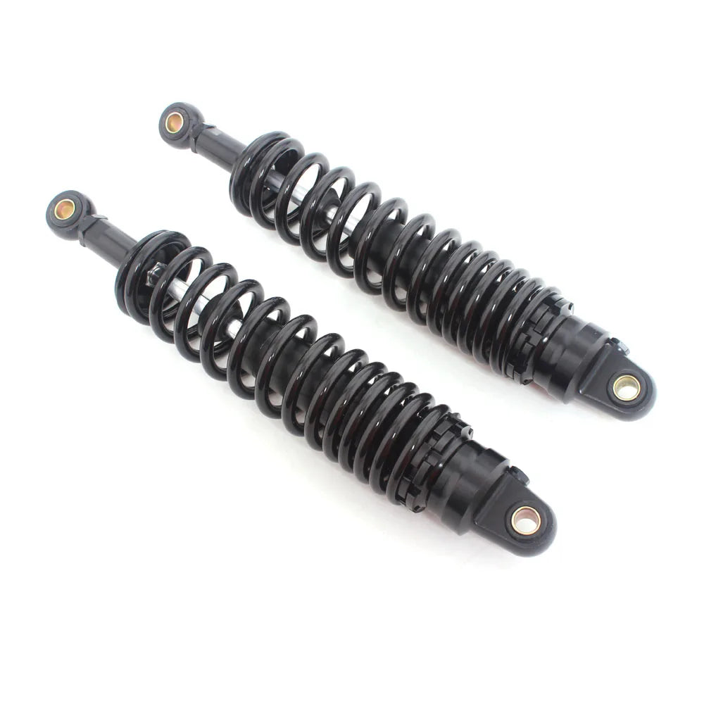 Motorcycle Rear Shock Absorbers - 360mm Universal Pair for Harley, Kawasaki, Honda, Yamaha, Suzuki, ATV