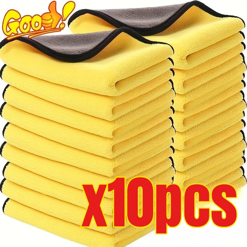 Car Wash Microfiber Towel - Multi-Pack Cleaning & Drying Cloth, 30x30cm