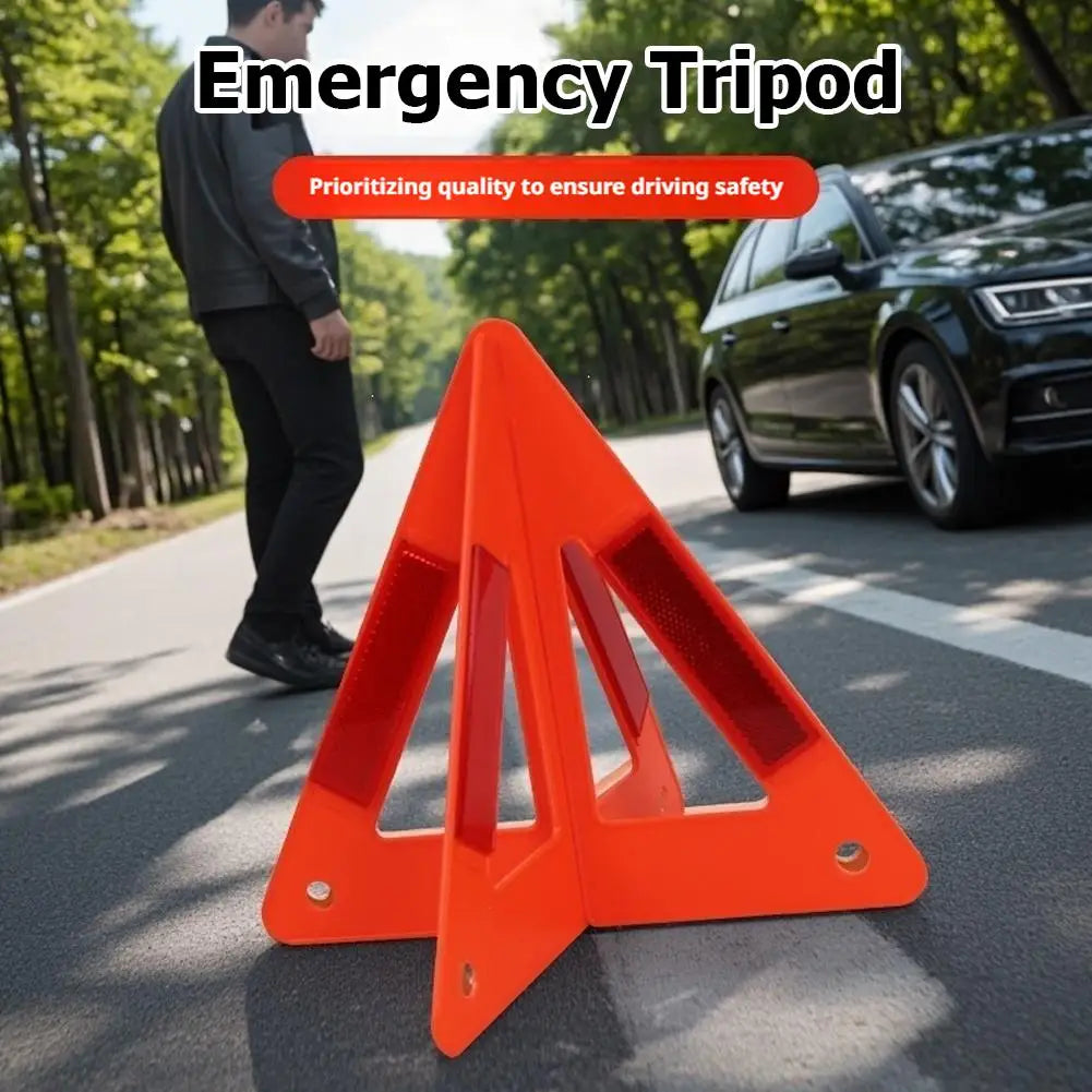 Emergency Warning Triangle - High Visibility Roadside Safety Sign