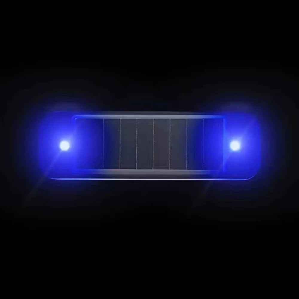 Mini LED Solar Powered Car Warning Light – Flashing Anti-Theft Alarm Lamp