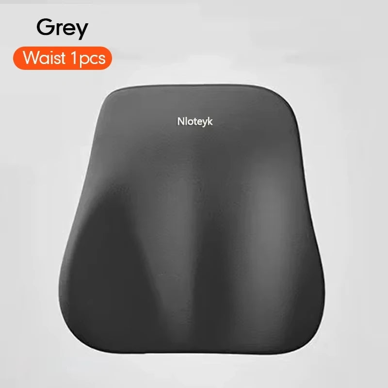 Memory Foam Car Headrest & Lumbar Support Pillow