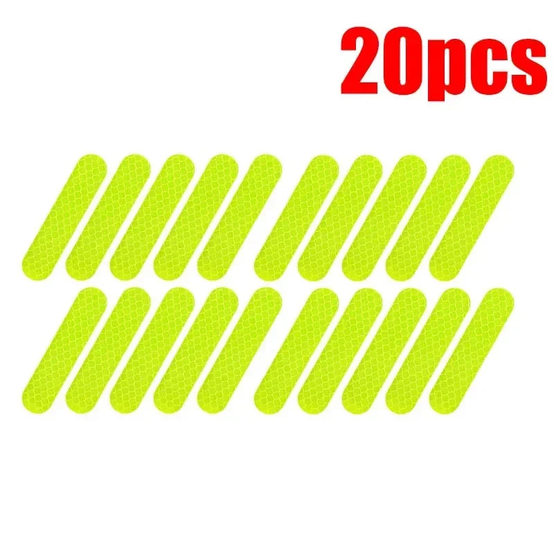 Motorcycle Helmet Reflective Warning Stickers - Night Safety Decals