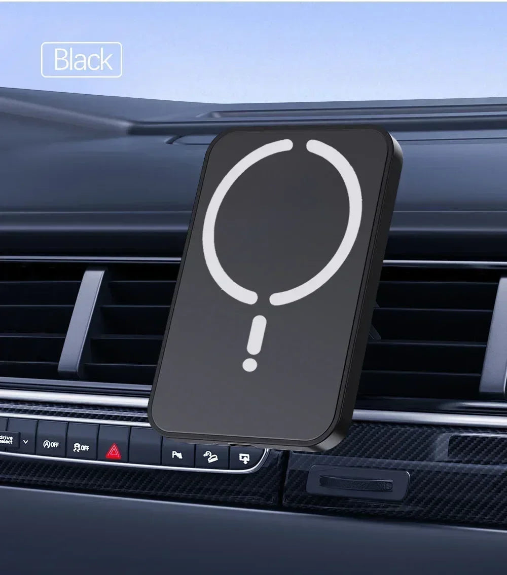 15W MagSafe Magnetic Wireless Car Charger – Fast Charging Air Vent Phone Holder for iPhone & Android