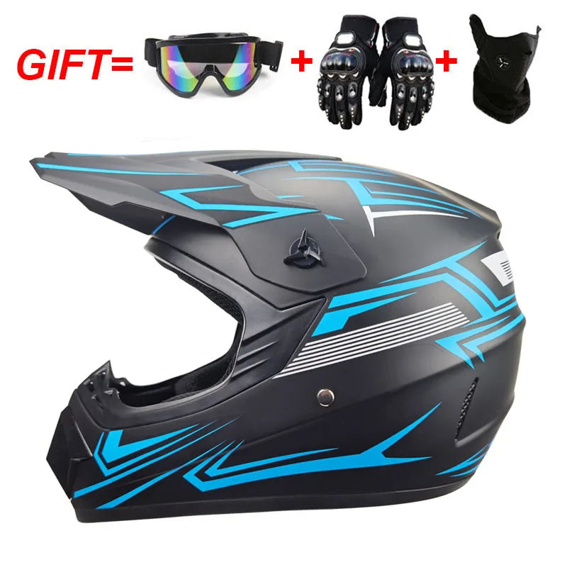 Youth Motorcycle Helmet - Off-Road Dirt Bike ATV DOT Certified