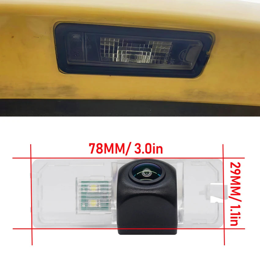 HD Night Vision Fisheye Reverse Backup Camera for Seat Mii, VW Up & Skoda Citigo (2011-2015)