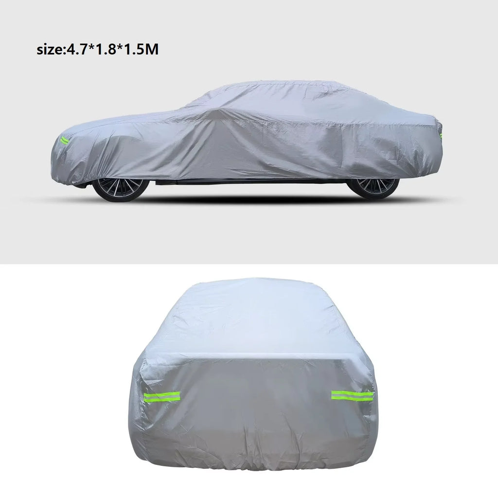 Waterproof Car Cover | All Weather UV, Rain & Snow Protection 190T 470x180x150cm