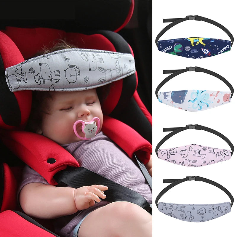 Baby Car Seat Head Support Pillow – Adjustable Neck & Sleep Positioner