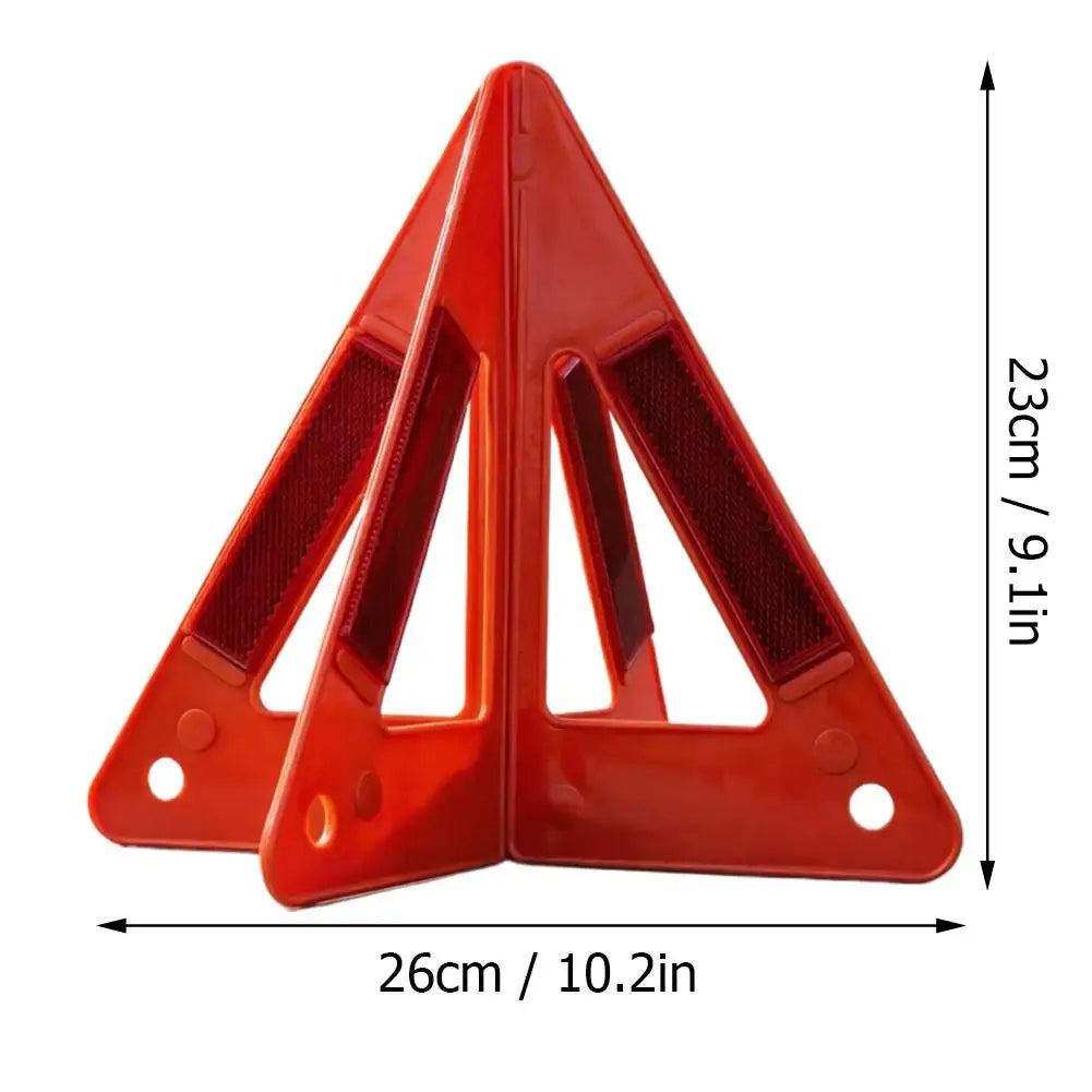 Emergency Warning Triangle - High Visibility Roadside Safety Sign